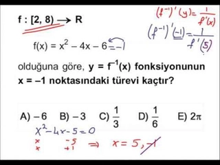Kapalı Fonksiyonun Türevi Kapalı Fonksiyonun Türevi